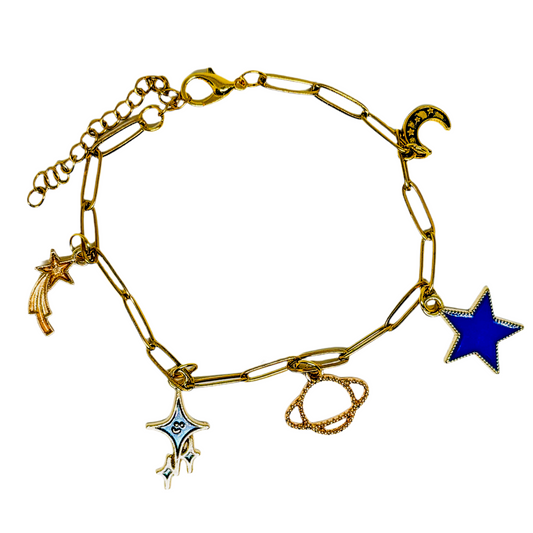 Fly me to the moon - Armbånd med charms